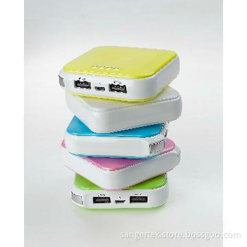 7800mAh cute shape and colorful power bank charger for mobile phone